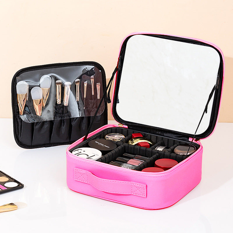 LED Large-Capacity Makeup Bag