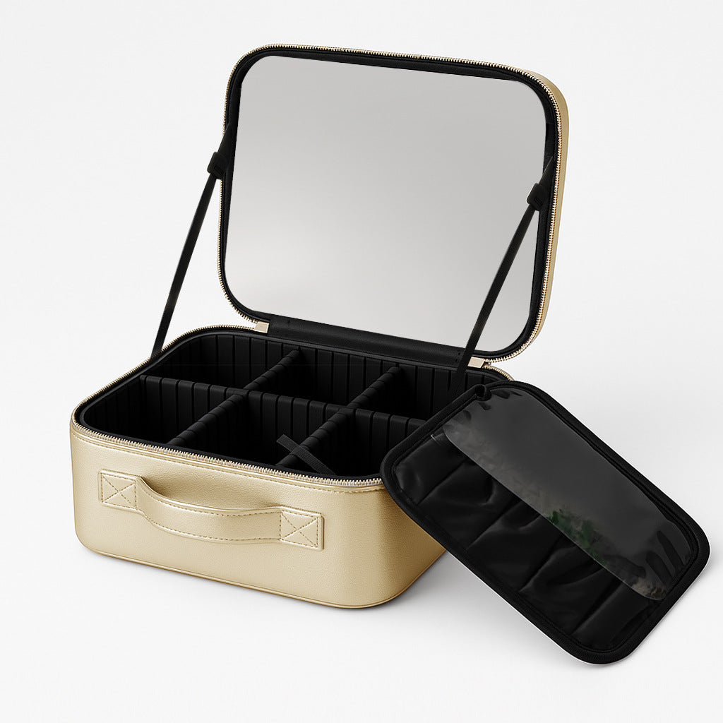 LED Large-Capacity Makeup Bag