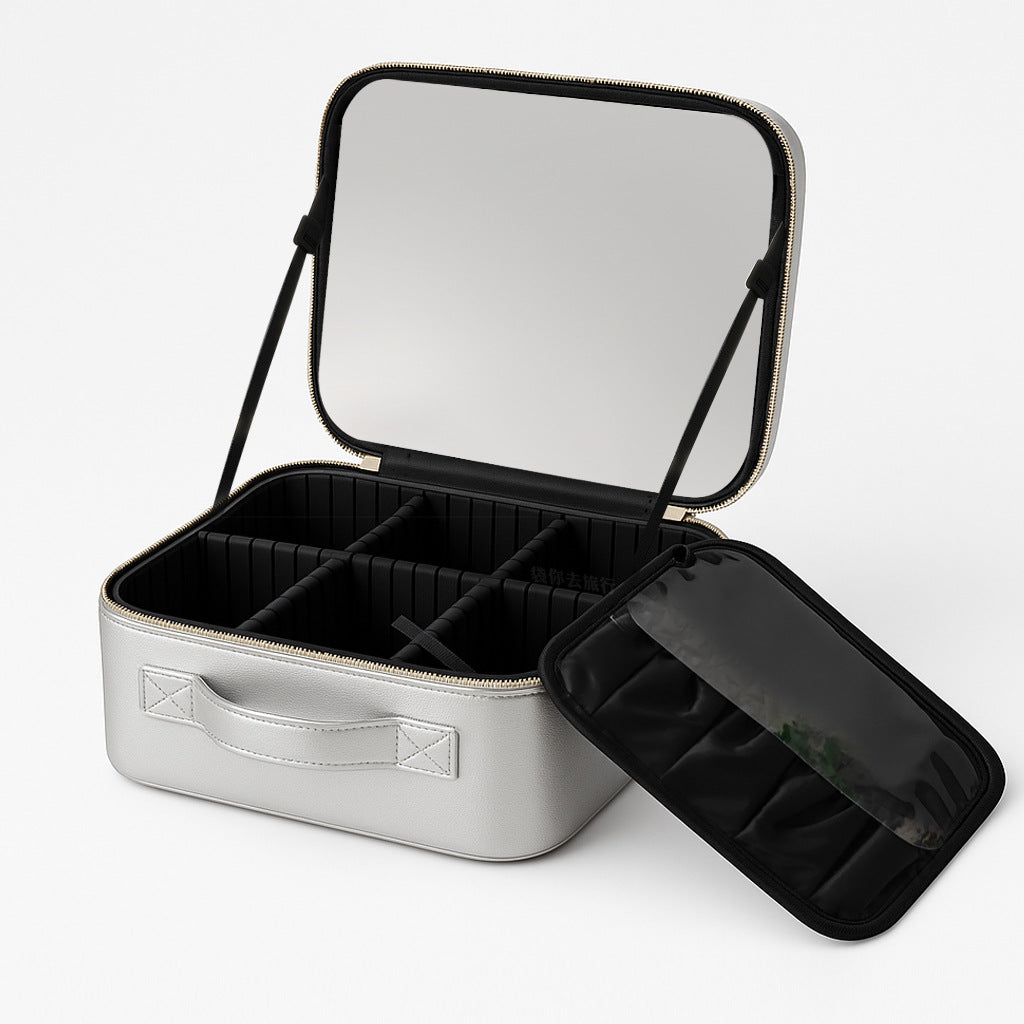 LED Large-Capacity Makeup Bag