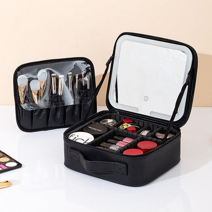 LED Large-Capacity Makeup Bag