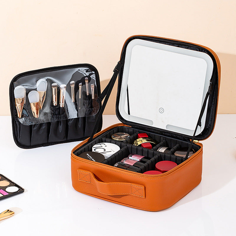 LED Large-Capacity Makeup Bag