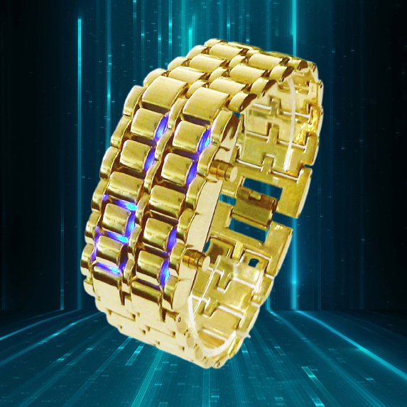 LED Lava Digital Watch