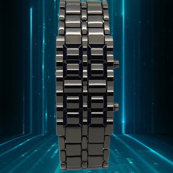 LED Lava Digital Watch