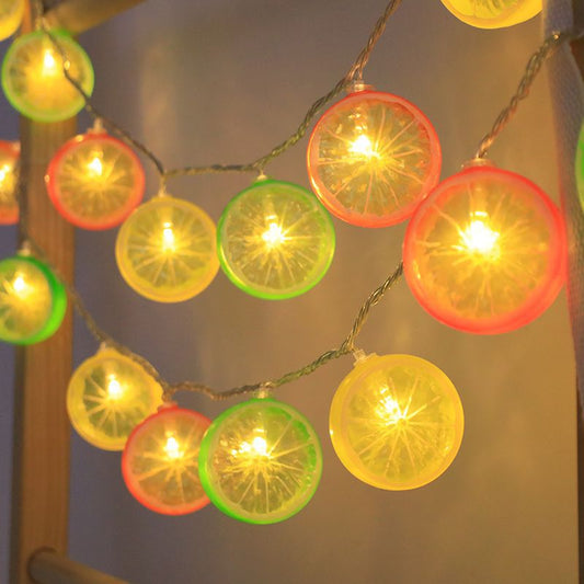LED Lemon Slice String Lights for Decoration