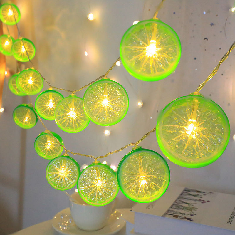 LED Lemon Slice String Lights for Decoration