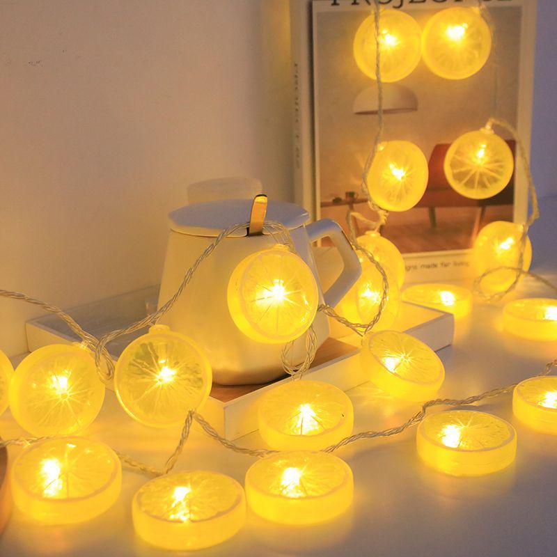 LED Lemon Slice String Lights for Decoration