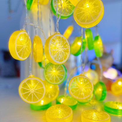 LED Lemon Slice String Lights for Decoration