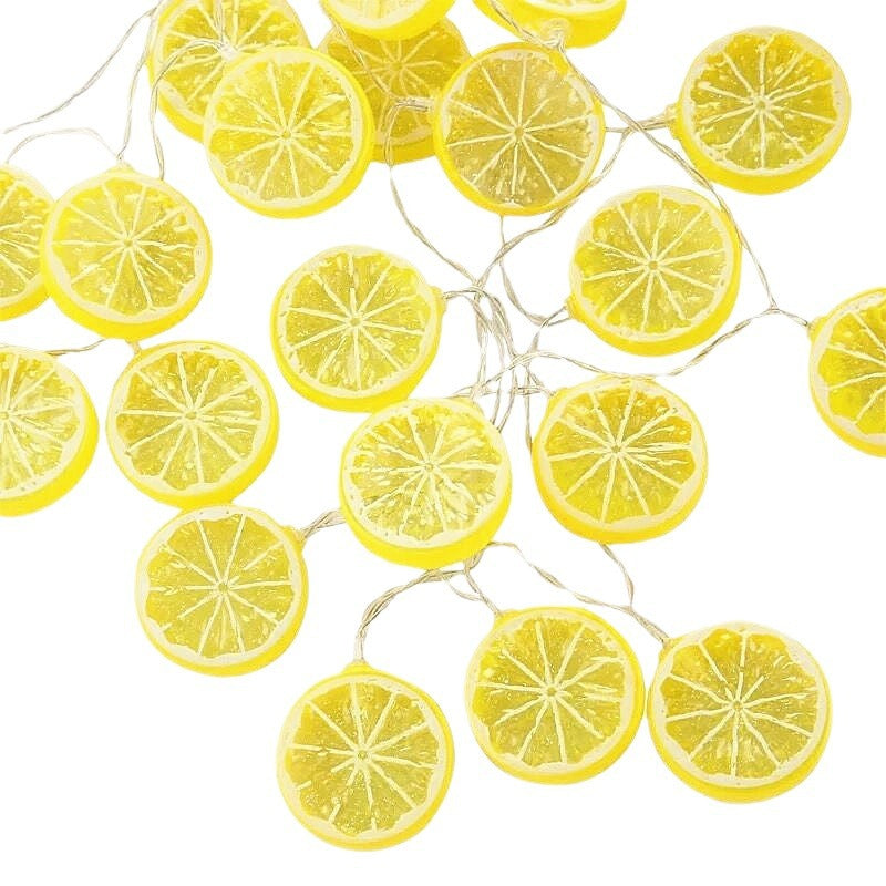 LED Lemon Slice String Lights for Decoration