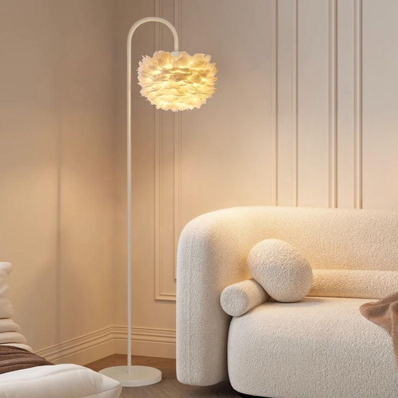LED Light Feather Floor Lamp