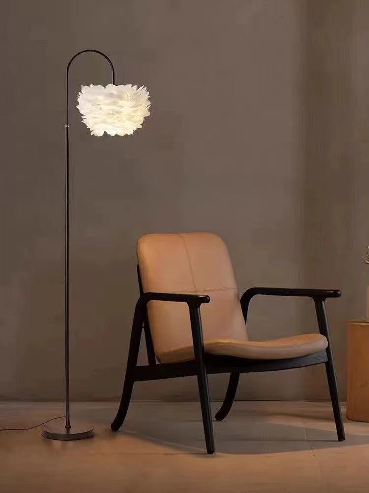 LED Light Feather Floor Lamp