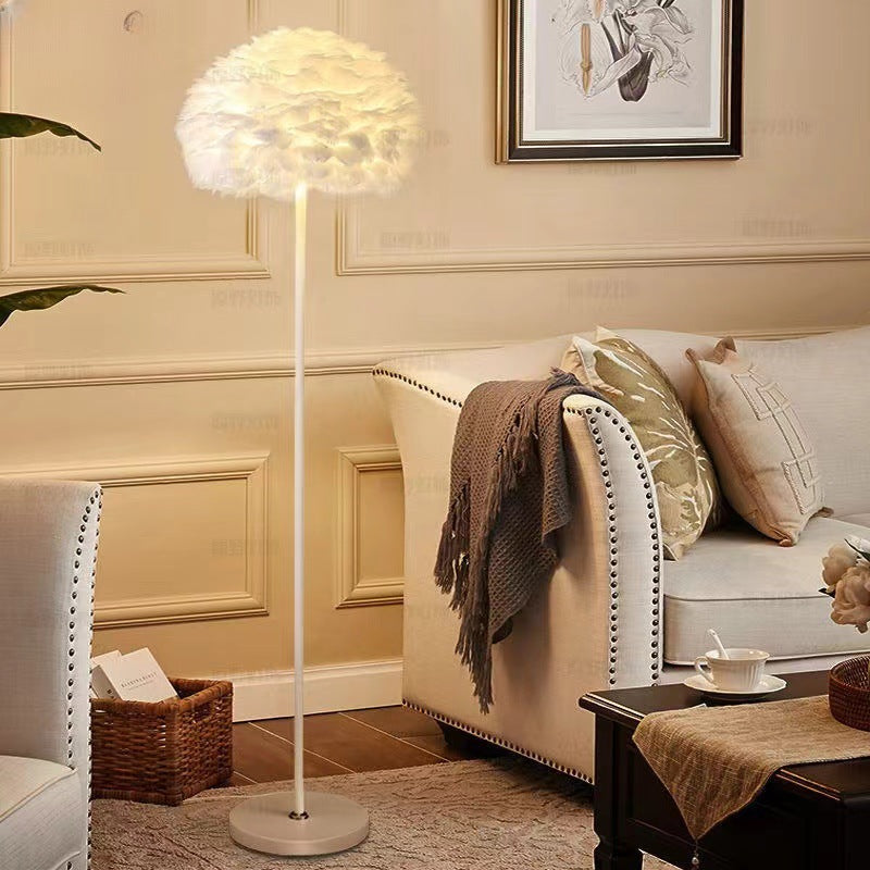 LED Light Feather Floor Lamp