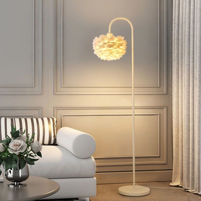 LED Light Feather Floor Lamp