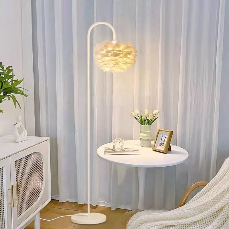LED Light Feather Floor Lamp