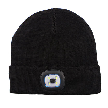 LED light knitted hat