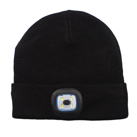 LED light knitted hat