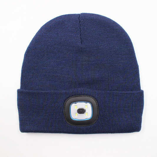 LED light knitted hat