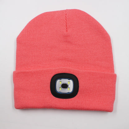LED light knitted hat