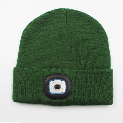 LED light knitted hat