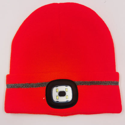 LED light knitted hat