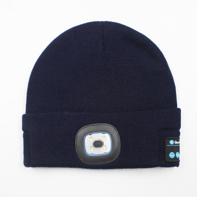 LED light knitted hat
