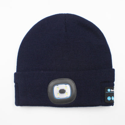 LED light knitted hat