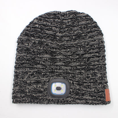 LED light knitted hat