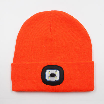 LED light knitted hat
