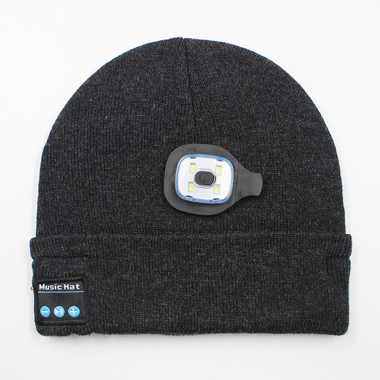 LED light knitted hat