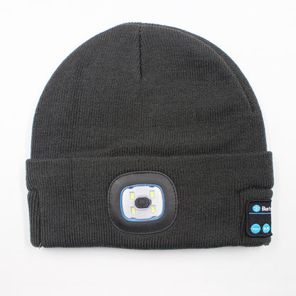 LED light knitted hat