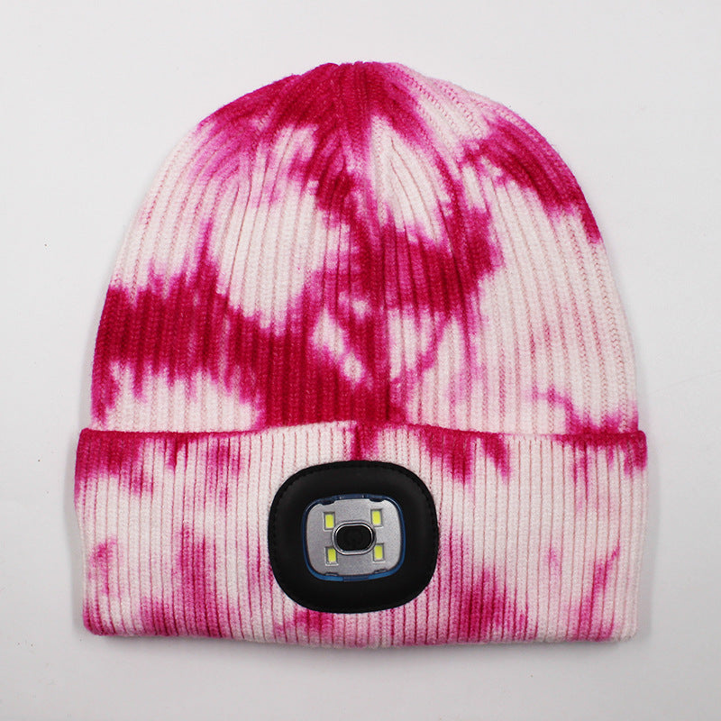 LED light knitted hat