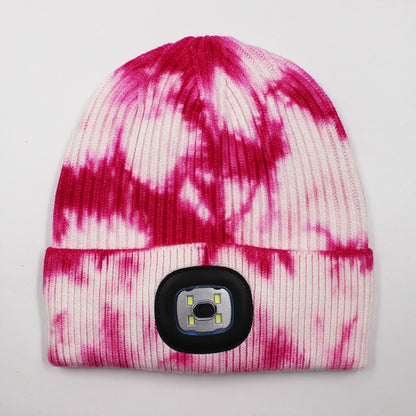 LED light knitted hat