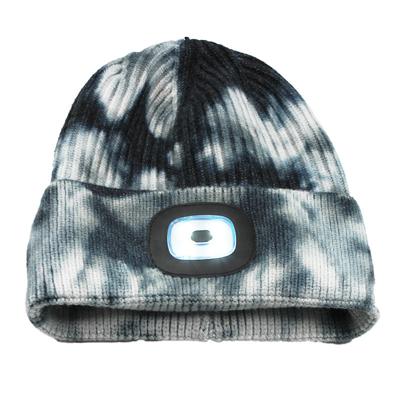 LED light knitted hat
