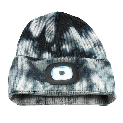 LED light knitted hat