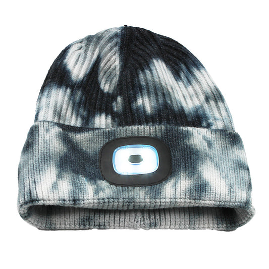 LED light knitted hat