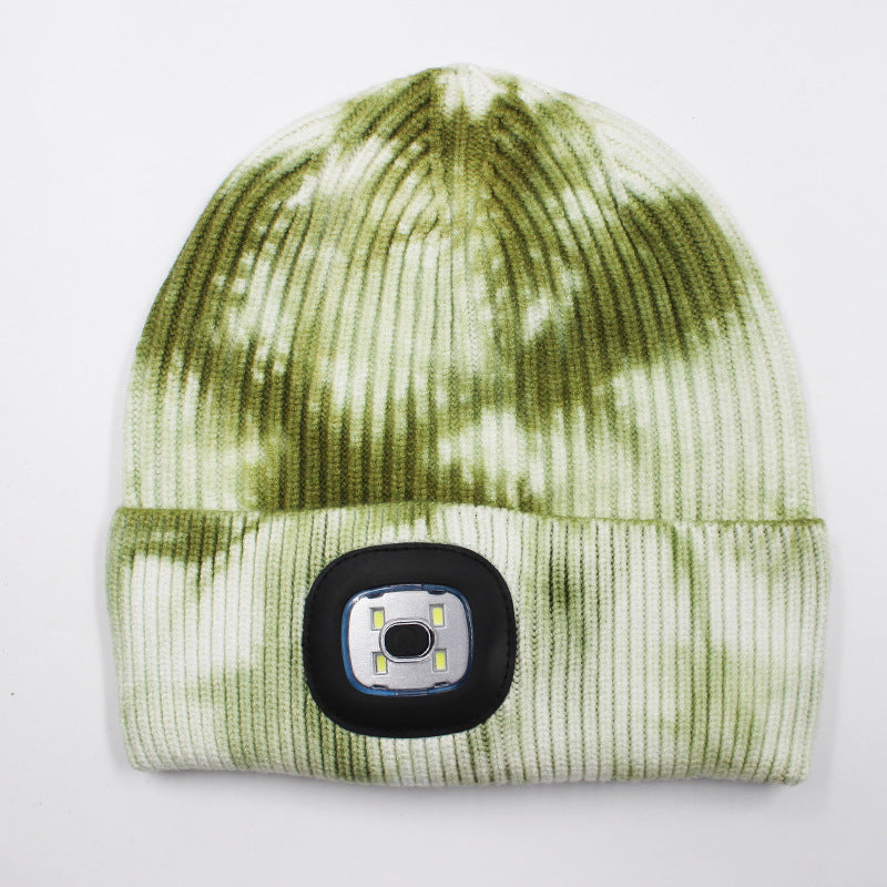 LED light knitted hat
