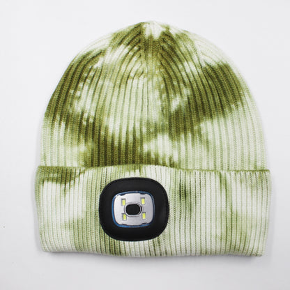 LED light knitted hat