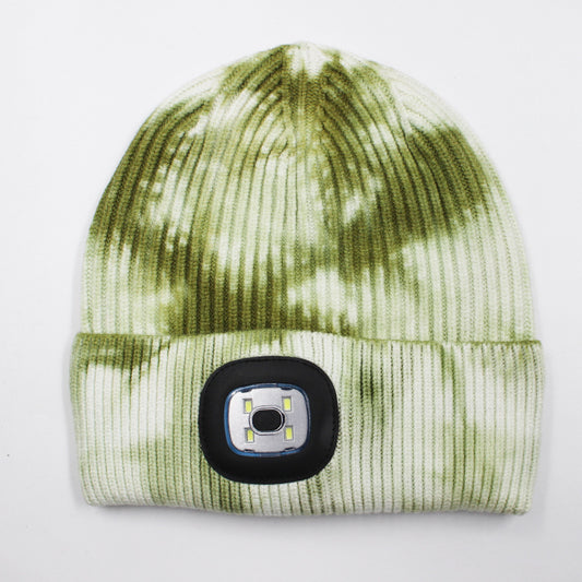 LED light knitted hat