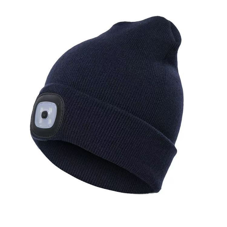 LED light knitted hat