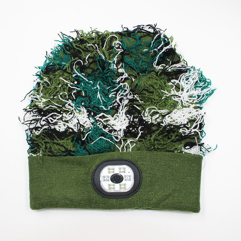 LED light knitted hat
