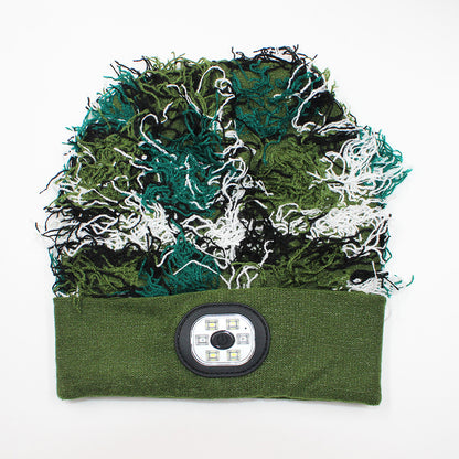 LED light knitted hat