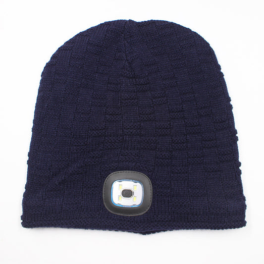 LED light knitted hat
