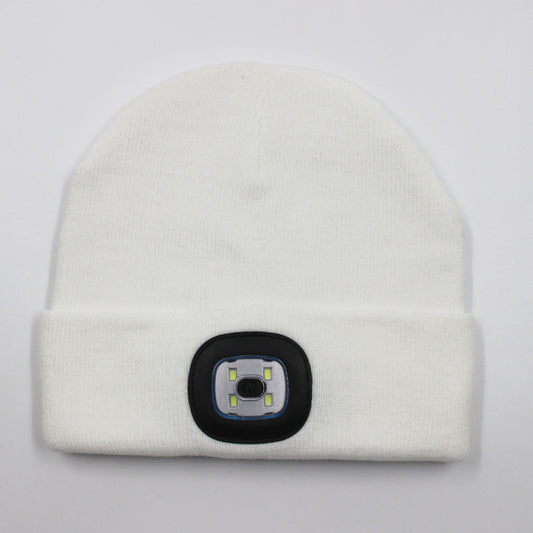 LED light knitted hat