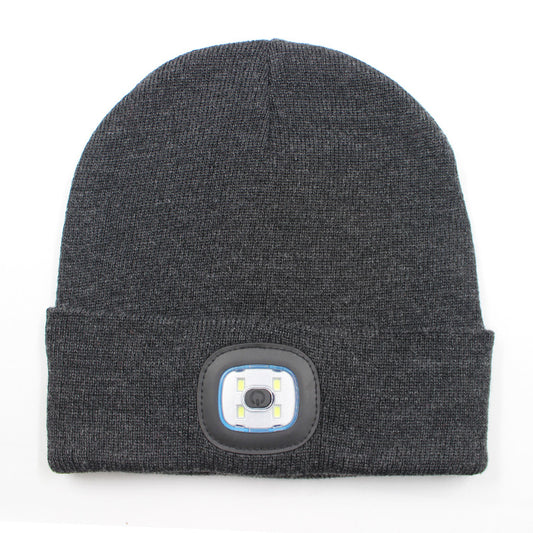 LED light knitted hat