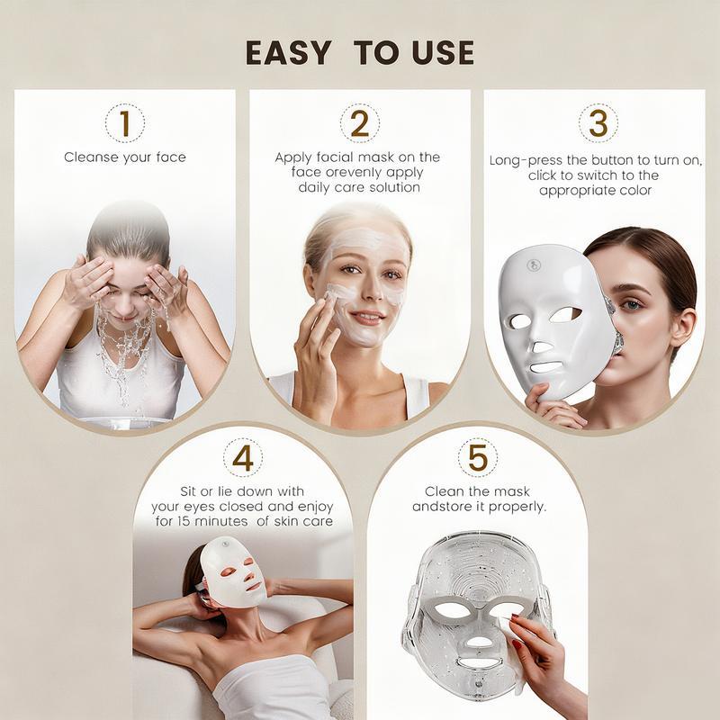 LED Light Therapy Beauty Mask