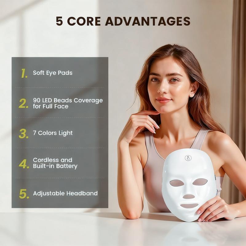 LED Light Therapy Beauty Mask