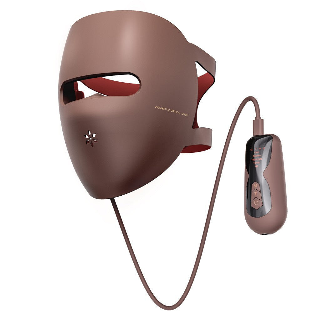 LED Light Therapy Face Mask with Neck Attachment