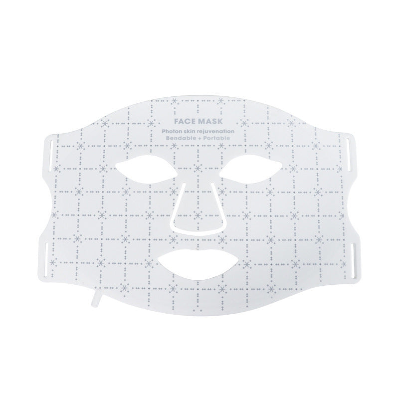 LED Light Therapy Facial Mask with Neck Attachment