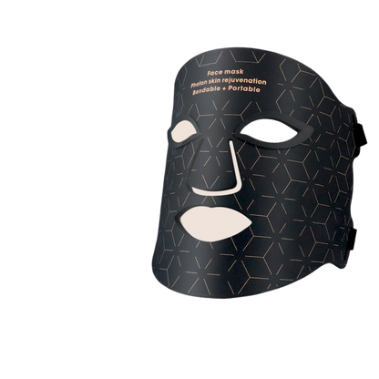 LED Light Therapy Facial Mask with Neck Attachment