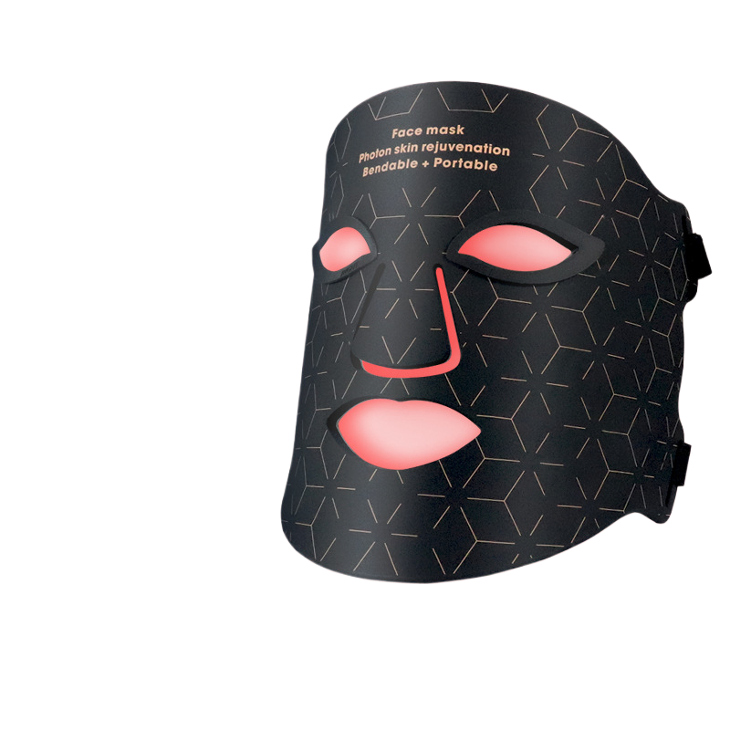 LED Light Therapy Facial Mask with Neck Attachment