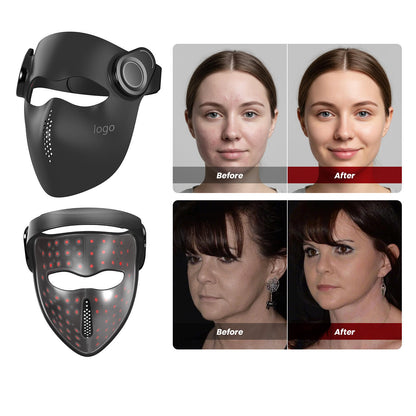 LED Light Therapy Facial Mask with Voice Remote